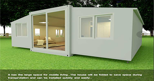         Fast easy installation prefabricated expandable container house